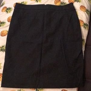 Black Apt 9 pencil skirt with lace pattern